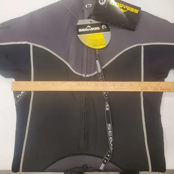 Sea Doo Sandsea Springsuit Wetsuit 2mm Neoprene Men's Shorty XL Charcoal